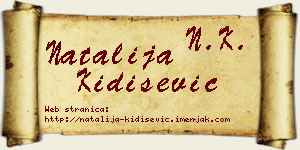 Natalija Kidišević vizit kartica